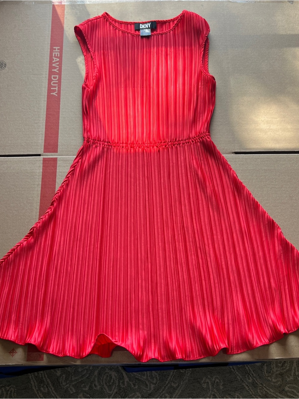DKNY womens coral dress